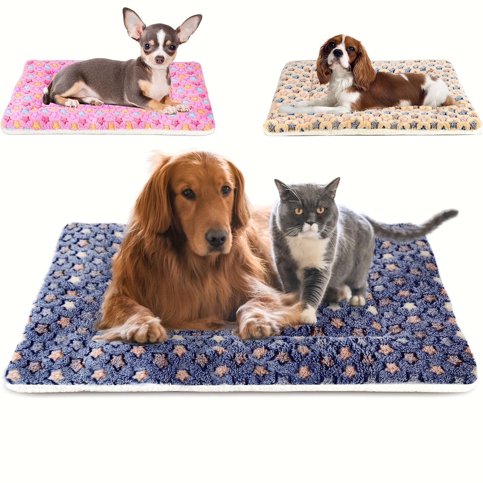 Reversible Fleece Crate Bed Mat