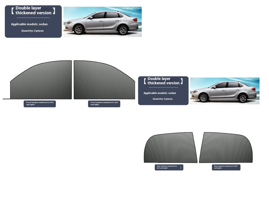 Paws & Oasis Car Window Sunshade – size guide