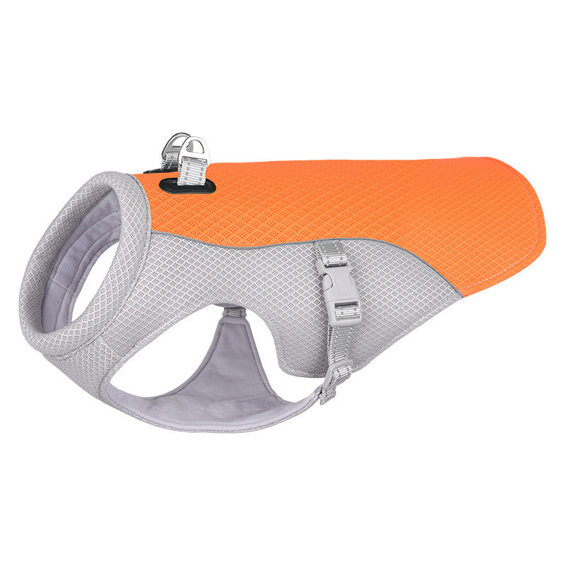 Paws & Oasis Cooling Vest – mesh fabric close-up